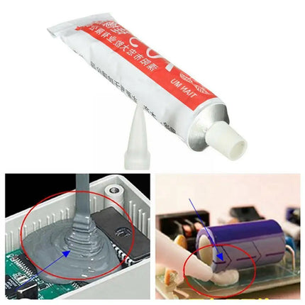 1/2/5Pcs New 705 High Temperature Clear Silicone Rubber Insulating Industrial Adhesive Electronic Metal Glue Sealant Glass Glue