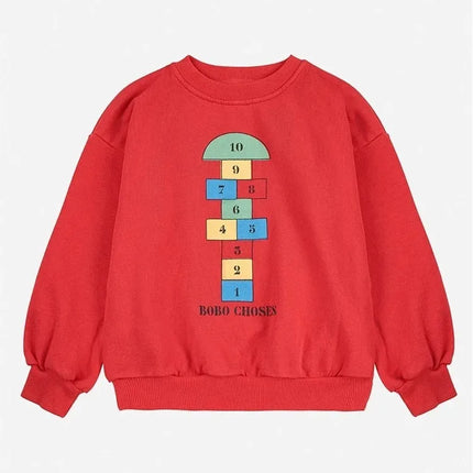 2025 Autumn/winter Boys Sweatshirt Fashion Cartoon Baby Girls Hoodie Pullover Fleece Lining Children's Top Korea Kids Clothes