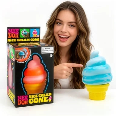 2026Trending Nee Doh Jellyfish & Cube Squish Toy Soft Jelly Squeeze Stress Relief Fidget Toy Sensory NeeDoh for Kids & Adults