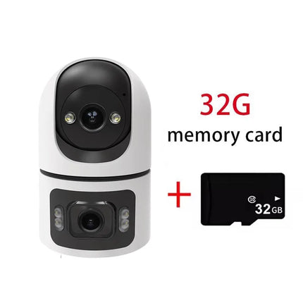 YOOSEE 8MP Indoor Smart WiFi Camera Dual Lens IP Camera Color Night Vision Two-Way Audio Security CCTV Surveillance Baby Monitor