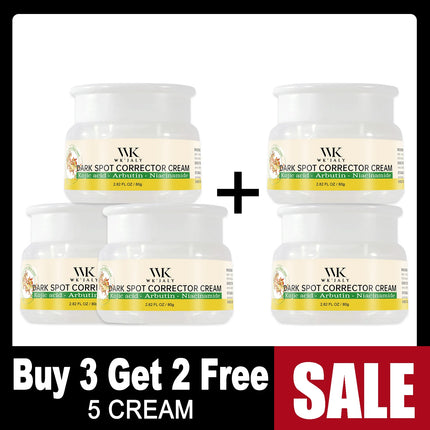 WK JALY Dark Spot Corrector Cream, Lightening Skin, Remove Melanin, Freckles, With Niacinamide, Kojic Acid, For Face And Body