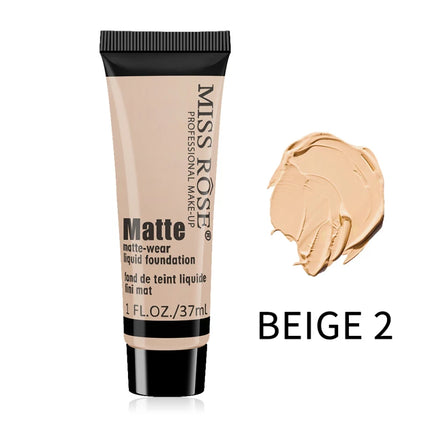 Matte Liquid Foundation Concealer BB Cream Silky Moisturizing Long-wearing Face Contouring Brighten Skin Tone Makeup Waterproof