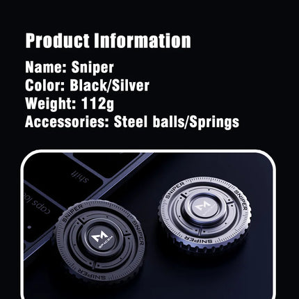 3in1 EDC Metal Pushing Card Hand Spinner Coin Adults Creative Anti-stress Fidget Toys 2024 New Stress Reliever Fidget Spinner