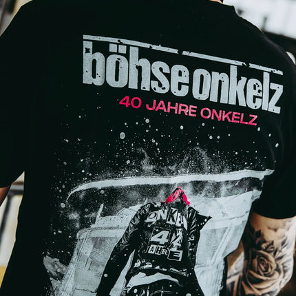 Böhse Onkelz 40 Year T-shirt Gehasst Verdammt Vergöttert II Peripheral Oversized Y2k Casual Cotton Men's Women's T-shirts Tees