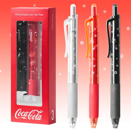 KACO Coca Cola & Treasure Co Branded Gel Ink Pen High Capacity Quick Drying Glacier Explores Writing,Office,Exam Stationery Pens