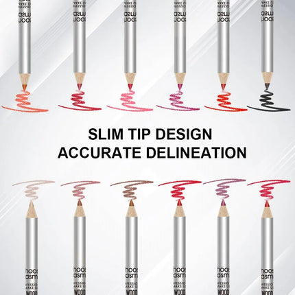 Luxury Matte Lip Liner, Long-Lasting, Smooth Application for Perfect Outline & Filling, Versatile Shades for All Skin Types