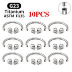 10PCS Silver Color 1 / China Mainland / 1.2x8x3x3mm