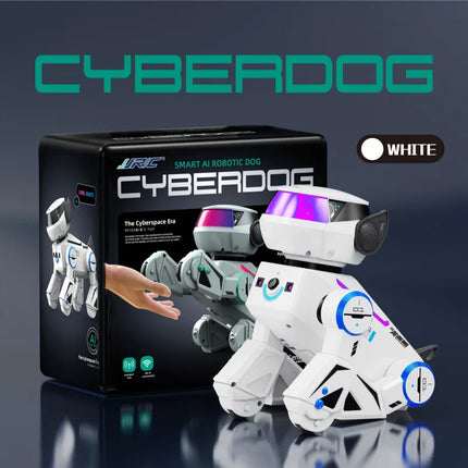 Jjrc Cyber Stunt Mechanical Dog Ai Intelligent Voice Interaction Remote Control Cool Light Show Programmable Robot Toy