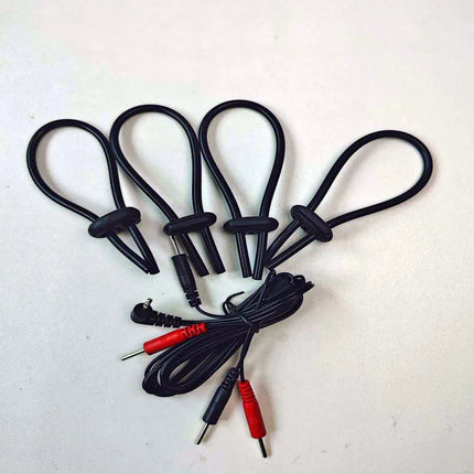 Electro Shock Penis Ring,E-stim Cock Cage,Penis Stimulation Cock Ring,Penis Extender Enlargement Ring,Sex Tool For Men Adult Toy