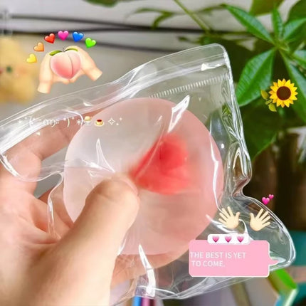 2026 Blue strawberry Maltose Squishy Toys Anti Stress Fidgets Soft Simulated Transparent Maltose Slow-rebound Decompression Toy