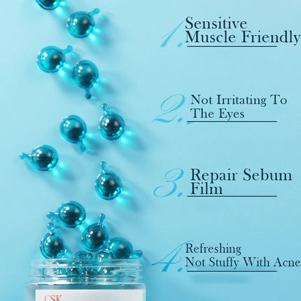 50pcs Cleansing Oil Camellia Secondary Throw Makeup Remover Oil Deep Cleaning Travel Portable Single Makeup Remover Oil capsules