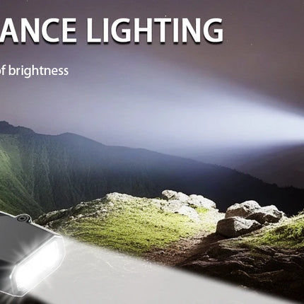 1500LM EDC Tactical LED Flashlight - Pocket USB-C Rechargeable,IPX5 Waterproof, Side Light & Clip for Daily Carry/Travel/Outdoor