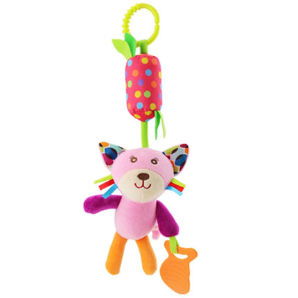 New Soft Giraffe Infant Crib Bed Stroller Baby Rattles For Newborns Car Seat Early Education Development Handle Toys Gifts