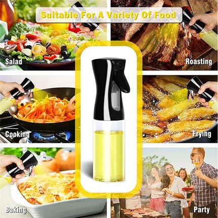 1pc 100/200/300/500ml Oil Spray Pot Kitchen Household Edible Olive Oil Spray Bottle Atomized Misty Oil Tank Air Fryer Spray Bott