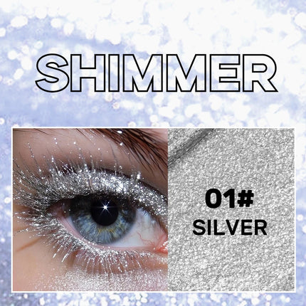 5 Colors Diamond Shimmering Mascara Long Lasting Makeup 3D Volume Eyelashes Curling Glitter Mascara Eye Lash Female Cosmetic