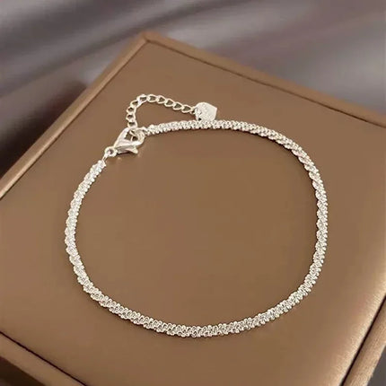 925 Sterling Silver Beautiful Bead Bracelets For Women Korean Fashion Designer Adjustable Bead Bracelet Luxury Original Jewelry