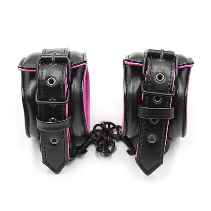 SM Sex Handcuffs Ankle Cuffs  Bdsm Collar Adult Toys  Bdsm Bondage Set Exotic Accessories Sex Toys Adult Games
