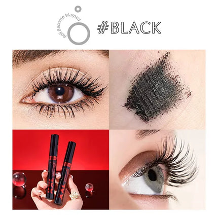 3D Mascara Waterproof Extra Volume Long -lasting Hyper-Curl Lengthening Eyelash Non-smudging Eyelashes Black Mascara Makeup