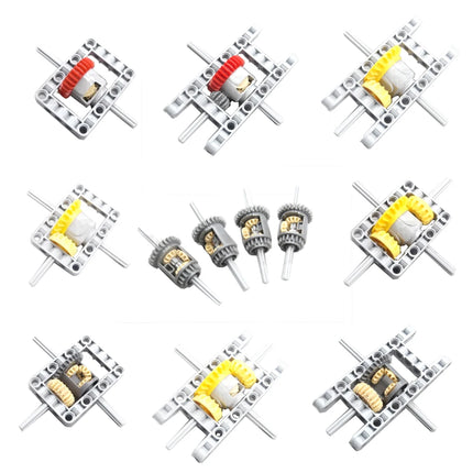 MOC Technology Parts Kit Building Blocks Differential Gear Kit Engine Cylinder Building Blocks Model Car 65413  62821 V6 V8 V12