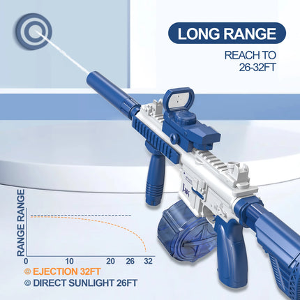 M416 Water Gun Fully Automatic Shooting Toy Summer M416 Water Gun Battle Beach Outdoor Entertainment Children's and Adult Toys