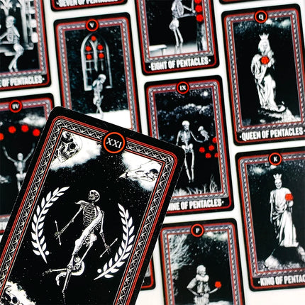 Hot Selling Tarot Cards Family Gathering Leisure Entertainment Cards Prediction Divination Deck Tarot Board Playing Card Game
