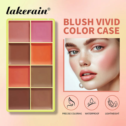 Eyebrow Cream Blush Curve Case Cream Cosmetics Highlighter Palette Matte Shimmer Finishes Shadow Tones Long-Lasting Cosmetics