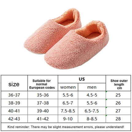 Women Plush Slippers Bedroom House Shoes Comfortable Closed Back Indoor Slippers Non-Slip Fuzzy Home Slippers for Indoor Outdoor