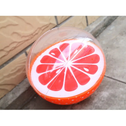 Inflatable Water Play Ball Watermelon Orange Three-dimensional Beach Ball Inflatable Toys Pool Racket Pool Party Decoration