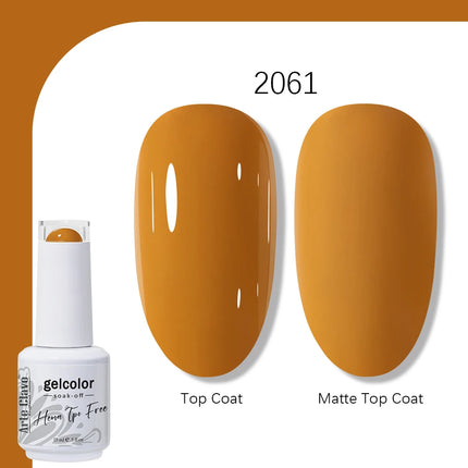 Arte Clavo TPO FREE HEMA FREE Gel Nail Polish UV Multi Use Semi Permanent Soak Off Autumn Winter Nail Art Hybrid Varnish 15ml