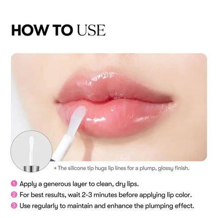 Korean Lip Plumper Oil Long-lasting Lightweight Deep Moisturizing Instant Plumping Non-greasy Lip Plumping Balm