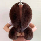 Brown / Scarf 120 cuff 13cm