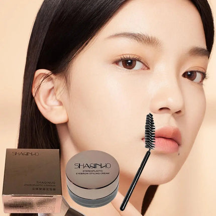 Eyebrow Styling Cream Makeup Long Lasting Natural Quick-drying Wild Brow Pomade Setting Gel Wax Eyebrow Cosmetics