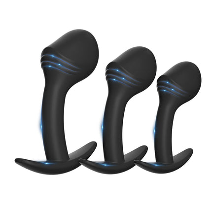 Safe Silicone Anal Plug Butt Plug Unisex Sexy Buttplug Big Dildo 3 Different Size Prostate Massager Adult Sex Toys for Men/Women