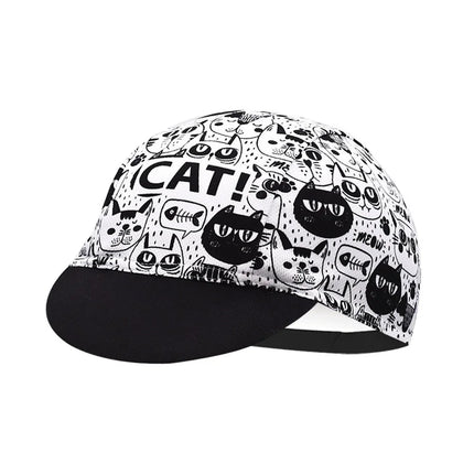 Cool style Cycling Caps Summer Breathable Sports Bicycle Hats Quick Dry Polyester Black Blue Bike Hats Classical Retro Runing