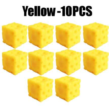 Squishy Square Cheese Squeeze Toys Slow Rebound Push Stress Relief Sensory Toy Soft Butter Cheese Fidget Toy Christmas Present