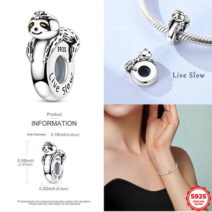 925 Sterling Silver Girl Holding Puppy Charm Love Tree of Life Fit Original 925 Bracelet For Women DIY Birthday Gift Jewelry