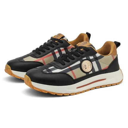 New Retro Light Luxury Fashionable Casual Shoes Shock-absorbing Elastic Sports Shoes Summer Lightweight Lace Up Walking Shoes