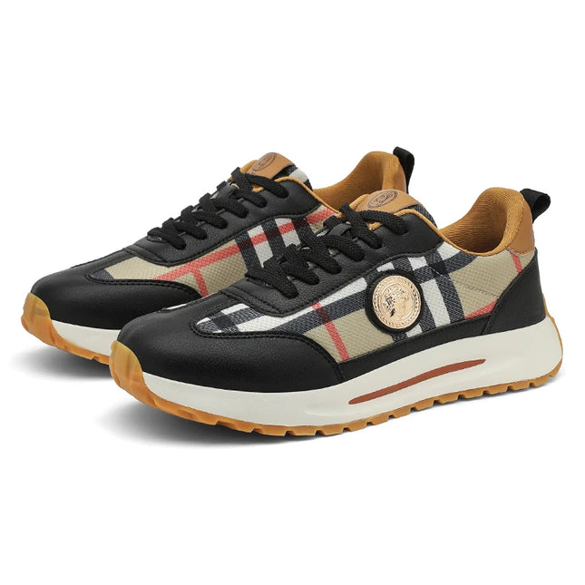 New Retro Light Luxury Fashionable Casual Shoes Shock-absorbing Elastic Sports Shoes Summer Lightweight Lace Up Walking Shoes