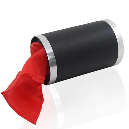 Vanishing Coke Can Magic Trick Silk and Cane Illusion Close Up Stage Magic Gimmick Prop Funny Magician Accessories