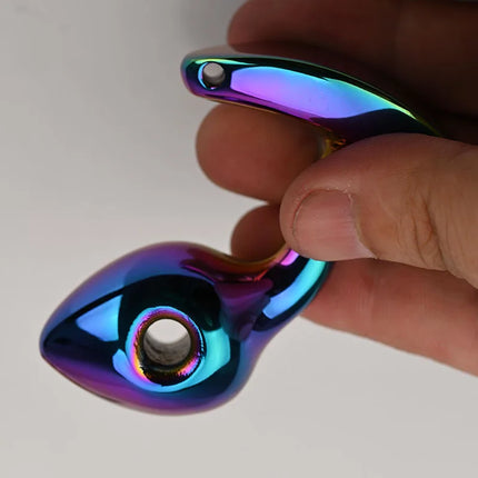 304 Stainless Steel Anal Sex Toys,Metal Curved Anus Butt Plugs,Weighty Analplug Buttplug Butplug,Wearable Prostate Massage