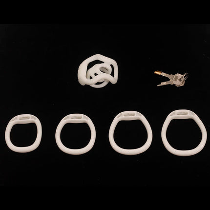 Ultra-Small BC3.0 Double-Layer Chastity Lock Male Chastity Device for BDSM Discipline And Abstinence Prevention
