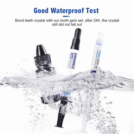 NEW Teeth Decorations 37% Acid Etching Gel Light Cure Adhesive Flowable Composite Professional Diy Crystal Jewelry Tooth Gem Kit