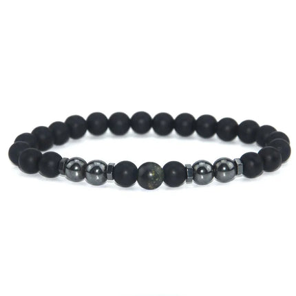 Anti-Swelling Black Obsidian Anklet Bracelet Treatment  Adjustable Weight Loss Magnetic Therapy Magnet Anklet Bracelet Women Men