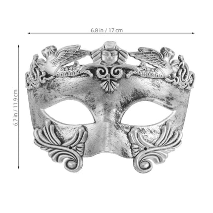Mask Halloween Prop Supplies Cosplay Masks Golden Costume for Men King Masquerade Party Greek Costume for Men Decorative