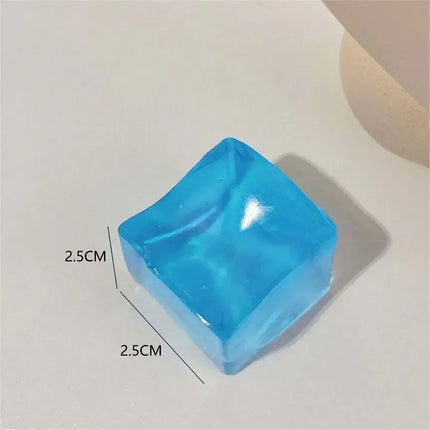 Sticky Cute Cat Cheese Bread Pinch Toy Pressure Relief Soft Fingertip Toy Relieving Squeeze Decompression Slow Rebound Toy