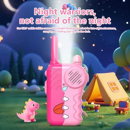 Children's walkie talkies, easy to operate, with a drop-proof design; parent-child outdoor educational toys.