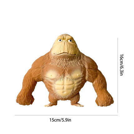 Decompression Gorilla Toy, Large Pinch Music Slow Rebound Ventilator, Stress Relieving Toy