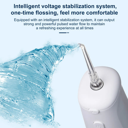 Fairywill Cordless Water Flosser 3 Modes And 2 Replaceable Nozzles 300Ml Detachable Water Tank Ipx7 Waterproof Oral Irrigator