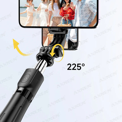 L21 Phone Selfie stick Tripod with Wireless Bluetooth LED Fill Light with Remote Shutter for Android IOS Cellphone