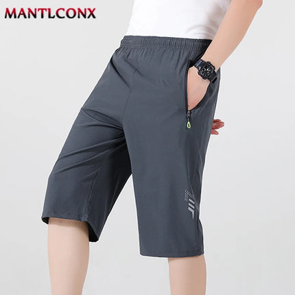 Summer New Loose Shorts Men Breathable Quick Dry Elastic Waist Board Short Pants Fashion Jogging Men Shorts Running Gym Fitness